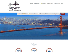 Tablet Screenshot of bayviewpropertymanagers.com